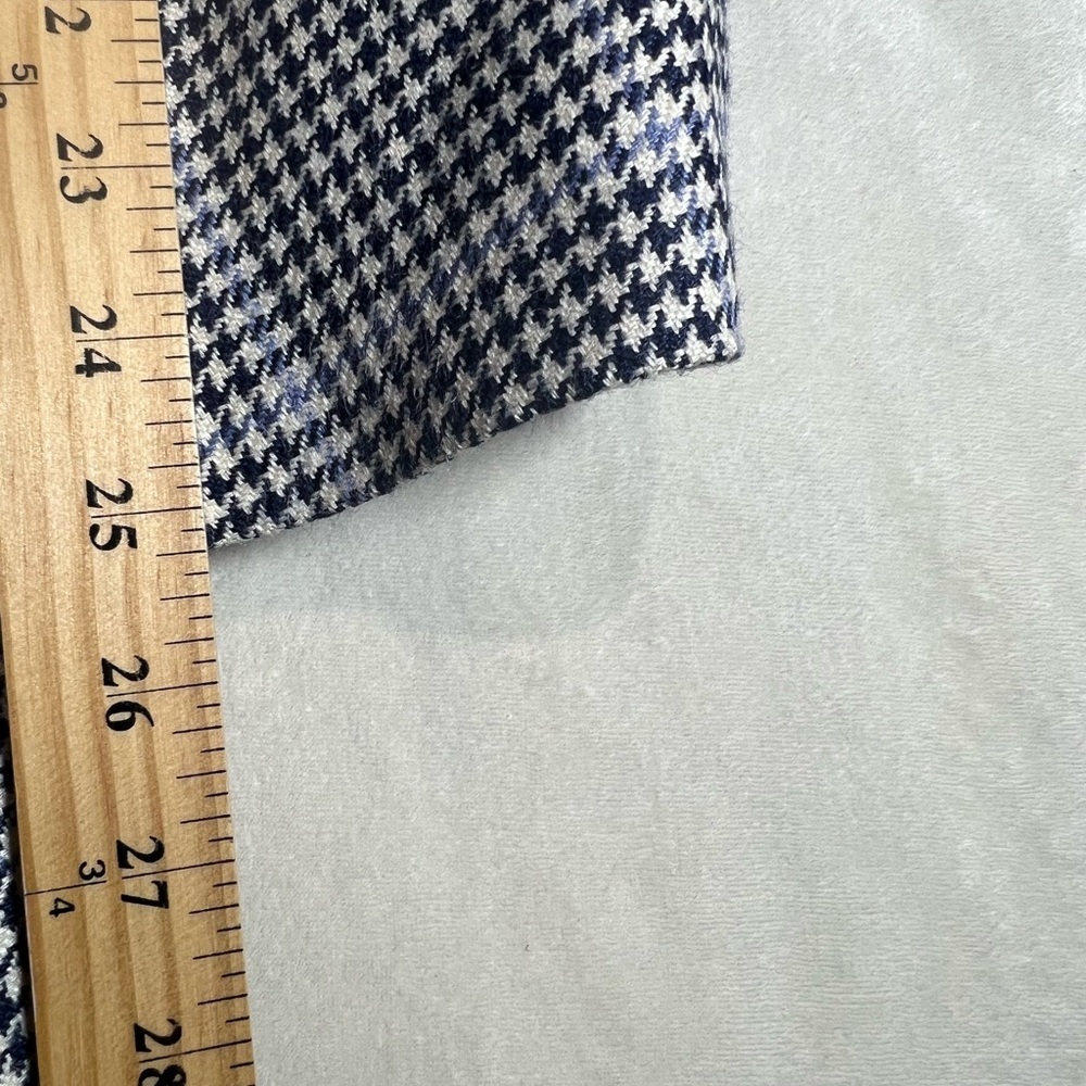 Ralph Lauren Purple Label 40R Silk Linen Houndstooth Ticket Pocket Sport Coat - Picture 10 of 16